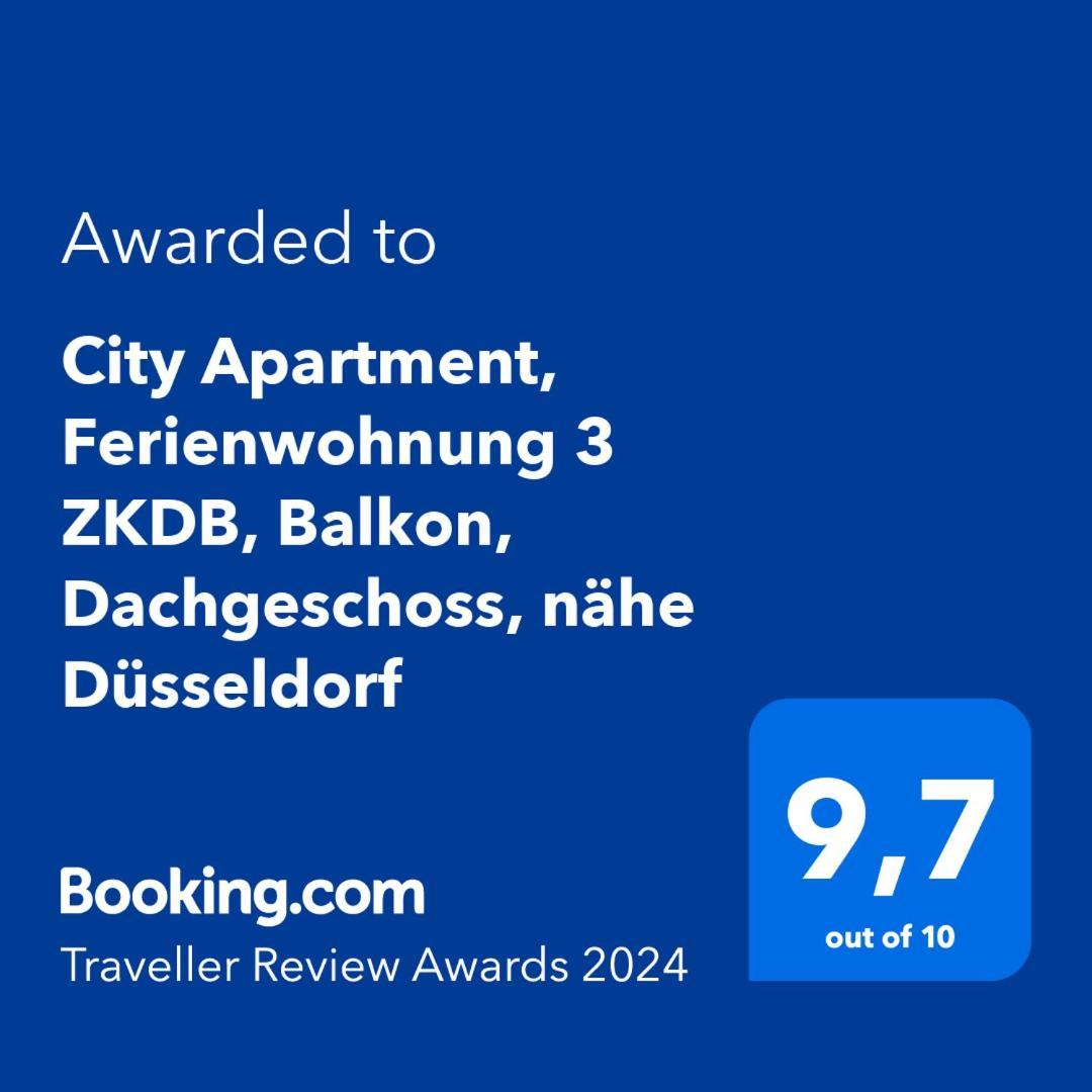 City Apartment, Ferienwohnung 3 Zkdb, Balkon, Dachgeschoss, Naehe Duesseldorf Krefeld Eksteriør bilde